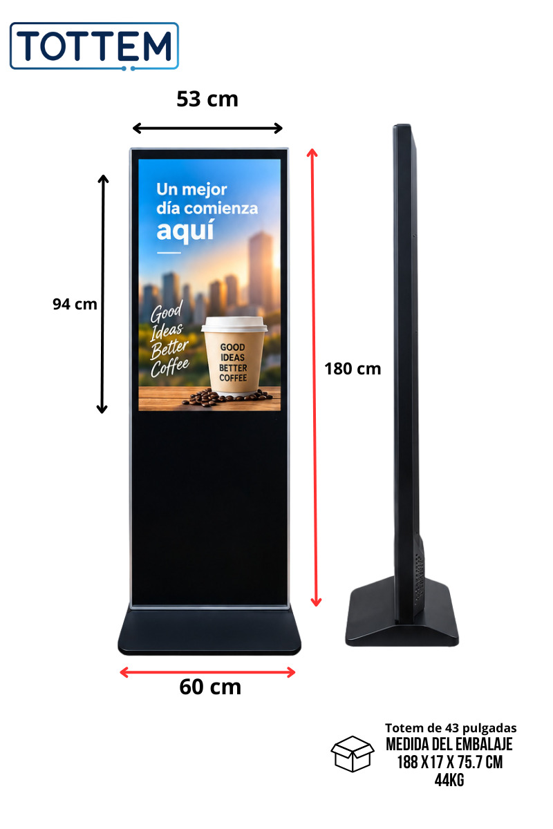 Tótem Publicitario 43 pulgadas